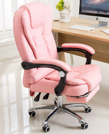 **Ergonomic Reclining Office Chair – Adjustable Swivel Computer Desk Chair**