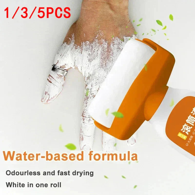 Water-based formula lint roller cleaning hand, odourless and fast drying, white in one roll