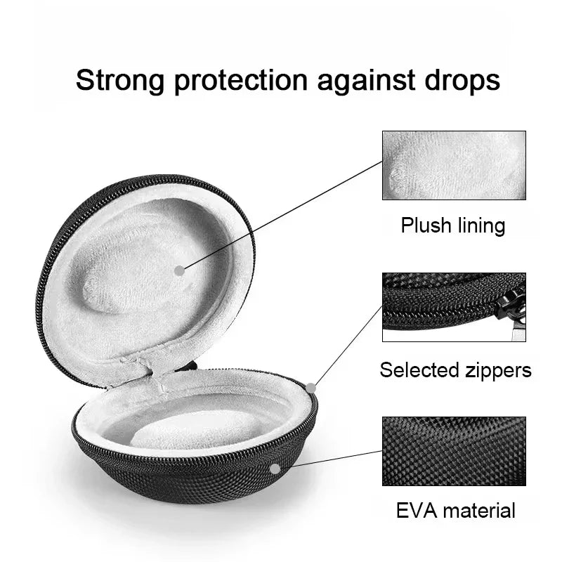Portable Watch Travel Case – Waterproof EVA Zippered Storage Box for Smartwatches & Watches