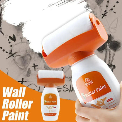 Wall roller paint tool for easy home touch-ups and DIY projects