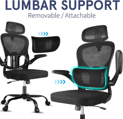 Ergonomic Mesh Office Chair – Comfortable Adjustable Computer & Desk Chair