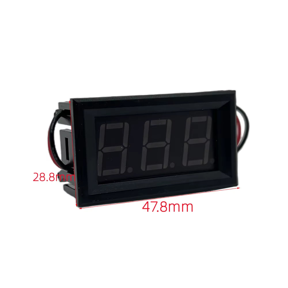 AC Digital Voltmeter 70–500V – 0.56" LED Voltage Meter with 2-Wire Display