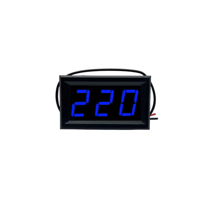 AC Digital Voltmeter 70–500V – 0.56" LED Voltage Meter with 2-Wire Display