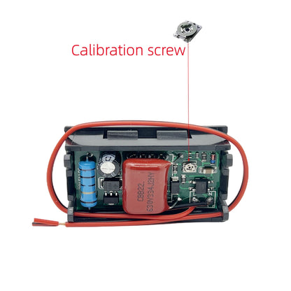 AC Digital Voltmeter 70–500V – 0.56" LED Voltage Meter with 2-Wire Display