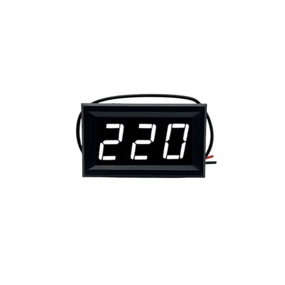 AC Digital Voltmeter 70–500V – 0.56" LED Voltage Meter with 2-Wire Display