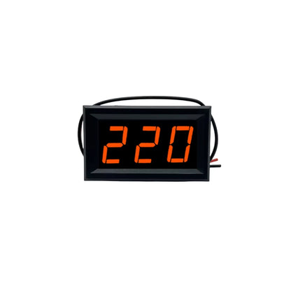 AC Digital Voltmeter 70–500V – 0.56" LED Voltage Meter with 2-Wire Display