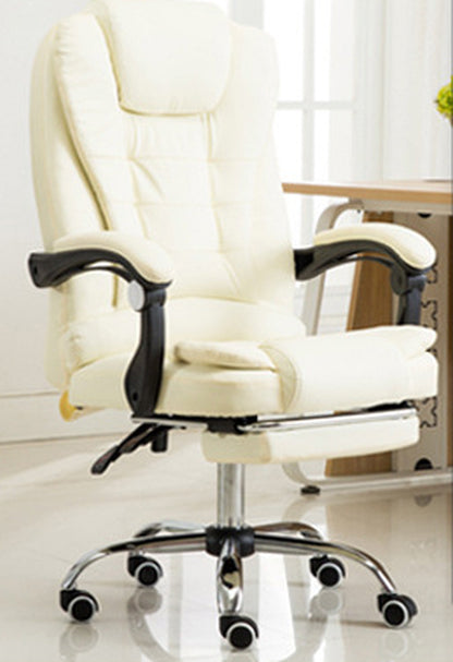 **Ergonomic Reclining Office Chair – Adjustable Swivel Computer Desk Chair**