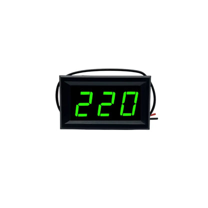 AC Digital Voltmeter 70–500V – 0.56" LED Voltage Meter with 2-Wire Display