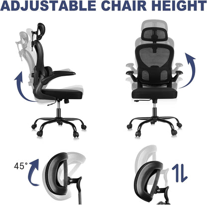 Ergonomic Mesh Office Chair – Comfortable Adjustable Computer & Desk Chair
