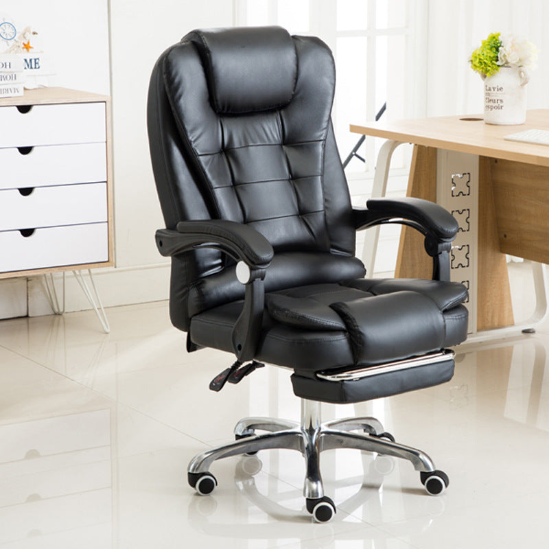 **Ergonomic Reclining Office Chair – Adjustable Swivel Computer Desk Chair**