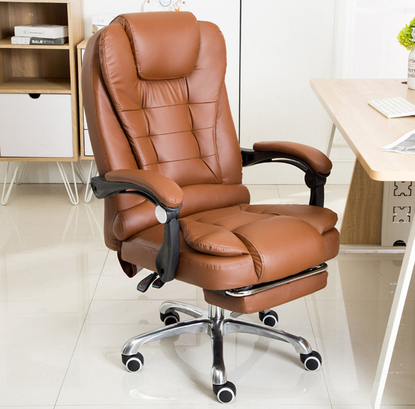 **Ergonomic Reclining Office Chair – Adjustable Swivel Computer Desk Chair**